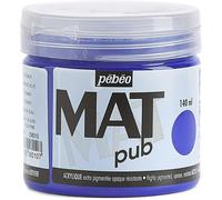 [Ref:256010] PÉBÉO Pot 140ml Peinture Acrylique MAT pub Bleu outremer