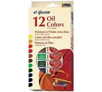 Peinture enfant GENERIQUE C.kreul peinture à lhuile el greco, 12 ml, set de 12 26150