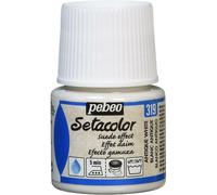 [Ref:295319] PÉBÉO Flacon 45ml Peinture textile effet Daim Blanc antique