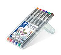 [Ref:30803-SSB6] STAEDTLER étui de 6 Feutres à pigment 0,3 mm