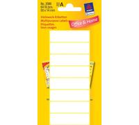 Avery Dennison Lot de 64 étiquettes multi-usages Blanc 50 x 14 mm