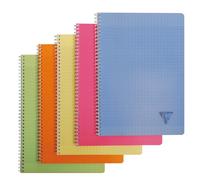Cahier spirales grand carreaux A4 180p linicolor