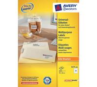 [Ref:3475-200] AVERY ZWECKFORM étiquettes multi-usages, 70 x 36 mm, blanc
