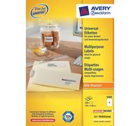 [Ref:3483] AVERY ZWECKFORM boite de 400 Etiquettes universelles 105 x 148 mm