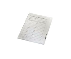 [Ref:41050000] LEITZ paquet de 100 pochettes coin Premium, format A5, PVC,