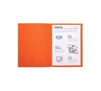 Exacompta - Réf. 420007E - Paquet de 100 chemises semi-rigides Forever® 170 g/m2 - chemises 100% recyclées et certifiées Ange Bleu - dimensions 24 x 32 cm pour format A4 - couleur orange