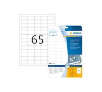 [Ref:4210] HERMA étiquettes SuperPrint,38,1x12,7mm,détachables,blanches, sur