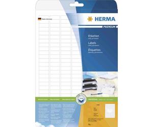 [Ref:4357] HERMA Etiquettes PREMIUM, 25 Feuilles A4 48,5 x 25,4 mm, blanc
