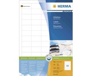 [Ref:4470] HERMA Etiquettes universelles PREMIUM, 105 x 74 mm, blanc