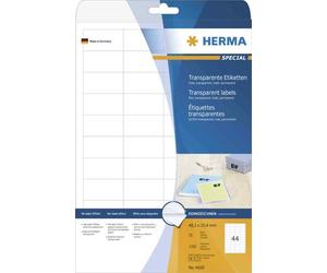 [Ref:4680] HERMA Boite de 1100 étiquettes Transparente SuperPrint 48,3 x