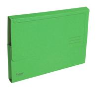 Exacompta - Réf. 47673E - Paquet de 50 chemises Poche avec soufflet de 32 mm Forever® 290 g/m² - chemises 100% recyclées et certifiées Ange Bleu - dimensions 24x32 cm pour format A4 - couleur vert vif
