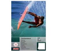 [Ref:495408-3] HERLITZ Lot de 3 Blocs 25 feuilles Dessin A4 100 g couverture