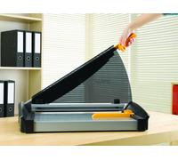 [Ref:5411101] FELLOWES Cisaille à levier Plasma, format A3, noir/jaune, 40
