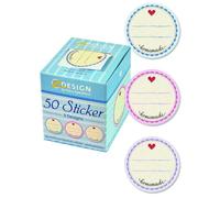 [Ref:56819] AVERY ZWECKFORM Lot de 50 Sticker ZDesign sur rouleau "Homemade"