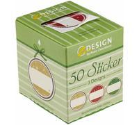 [Ref:56829] AVERY ZWECKFORM ZDesign 50 Autocollant de Noel sur rouleau 3 Designs