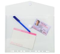 [Ref:57381E] EXACOMPTA Sach. 5 poch.envelop.perf. A4 PP Transp.