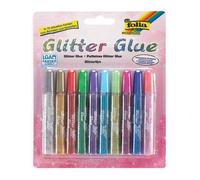 [Ref:574-3] FOLIA Lot de 3 Lots de Stylo Colle pailletée " Glitterglue" 9,5 ml
