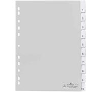[Ref:6441-10-5] DURABLE Lot de 5 repertoires en plasique, format A4, PP, 10