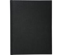 Réf. 6529d - 1 Registre - Dimensions 29,7x21cm - A4 - Imprimé Quadrillé 5x5 - Petits Carreaux - Papier Intérieur 90 Grammes - 200 Pages Numérotées - Couverture Rigide En Toile Noire