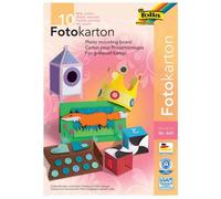 [Ref:660-5] FOLIA Lot de 5 Lots de 10 Papier Carton pour photomontages 220 x