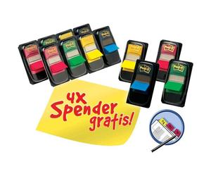 [Ref:680-P12] POST-IT Marque-pages Index, 25,4 x 43,2 mm, lot de 8+4 offert