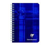 Clairefontaine 68592C Un Carnet à Spirale - 9x14 cm - 100 Pages Petits Carreaux - Papier Blanc 90 g - Couverture Carte Pelliculée Couleur Aléatoire