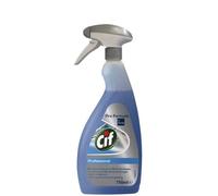 Cif Pro Formula Nettoyant liquide Fenêtre et multi-surfaces professionnel bleu - Spray 750 ml