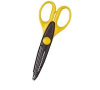 [Ref:771902-3] WEDO Lot de 3 Ciseaux cranteur découpe en forme de Zig Zag Jaune