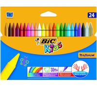 [Ref:829772] BIC Etui carton de 24 CRAIE DE COLORIAGE KIDS PLASTIDECOR 24