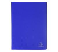 Exacompta - Réf. 85100E - 1 Protège-documents OPAK - 100 pochettes grainées antireflet - 200 vues - pour format A4 - dimensions 24 x 32 cm - couverture en polypro souple - 8 couleurs aléatoires
