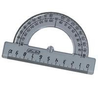 [Ref:8701500-5] HERLITZ Lot de 5 Rapporteurs demi-circulaire 180 degrés 10 cm