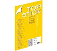 TOP STICK Etiquette universelle, 70 x 32 mm, blanc