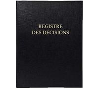 Réf. 937d Classeur Juridique Noir 4 Anneaux Decisions - Dos 37 Mm - 4 Anneaux - Couverture Plastique, Intérieur Papier Livré Avec Recharge 100 Feuillets Numérotés - Format A4[Z355]