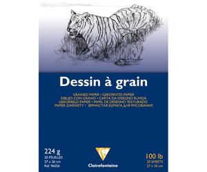 [Ref:96026C] CLAIREFONTAINE [Ref:96026C] CLAIREFONTAINE Bloc dessin grain fin