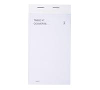 - Réf. 96201E - Paquet de 10 blocs Maître d'Hôtel - Carnet de commande pour restaurants - 50 feuillets blancs CARNET DE NOTES