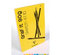 [Ref:96621] CLAIREFONTAINE Bloc croquis collé GraF it A5 90g 80 feuilles blanc