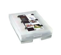 HAN 9988-693, recueil d'apprentissage méthodique CROCO 2-6-19 pour mémoriser le vocabulaire à long terme grâce au principe du «déplacement de case», gris translucide