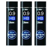 [Ref:C279-HB-3] PENTEL Lot de 3 Etuis de 40 mines 0,9 mm AIN STEIN C279 dureté