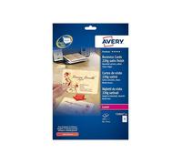 [Ref:C32025-25] AVERY ZWECKFORM Pochette de 250 cartes de visite 85x54mm