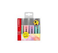 STABILO Boss Original Pastel marqueur 4 pièce(s) Pointe biseautée Lilas, Menthe, Rose, Turquoise