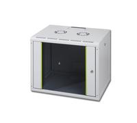 [Ref:DN-19 09-U] DIGITUS Armoire réseau murale 9U 491x600x450mm. porte vitrée