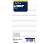 [Ref:FX133047] FILOFAX Recharge format Personal lignée Blanc