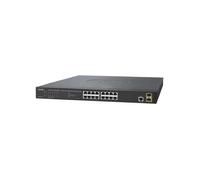 [Ref:GS-4210-16T2S] PLANET Switch 19" 16 Giga + 2 ports SFP manag. L2/L4