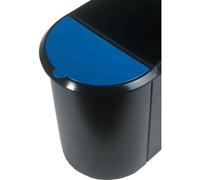 [Ref:H7360334] HELIT Couvercle pour corbeille à papier Duo-System H61039 Bleu