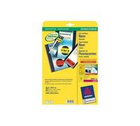 Avery Dennison Zweckform L6006-20 amovible Néon Étiquettes A4 Lot de 25/210 x 297 mm 25 feuilles jaune fluo