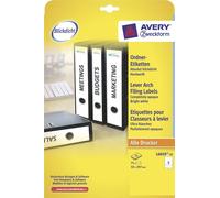 [Ref:L6059-25] AVERY ZWECKFORM étiquettes pour dos classeur, 59 x 297 mm,