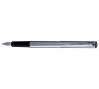 Waterman - Graduate: Stylo Plume Chrome , Plume Acier De Taille Fine, Livré E...