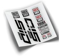 REF:VP339 Autocollants compatibles pour fourche Rock-Shox SID ULTIMATE 2021-2023 MTB, autocollants, autocollants, vinyles pour vélos de montagne. (Noir)