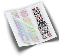 REF:VP343 Autocollants compatibles avec fourche Rock-Shox SID SELECT 2021-2023 VTT, autocollants, autocollants, vinyles pour vélos de montagne (HOLOGRAPHIQUE)