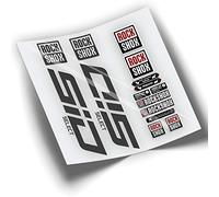 REF:VP343 Autocollants compatibles pour fourche Rock-Shox SID SELECT 2021-2023 VTT, autocollants, autocollants, vinyles pour vélos de montagne (GRIS 073)